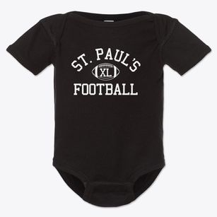 Saint Paul's Lutheran School Classic Football Baby Onesie