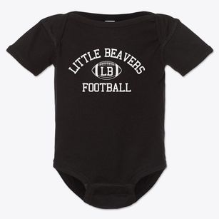 Little Beavers School Classic Football Baby Onesie