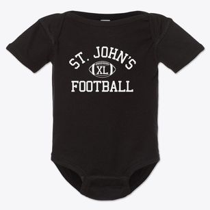St. John's Military School Classic Football Baby Onesie