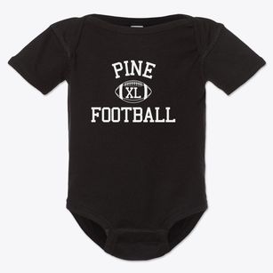 Pine High School Classic Football Baby Onesie