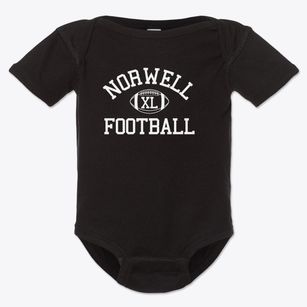 Norwell High School Classic Football Baby Onesie