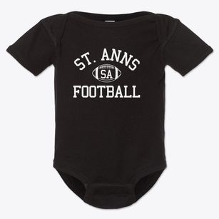 Saint Anns School Classic Football Baby Onesie