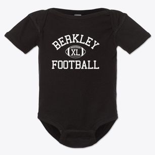 Berkley High School Classic Football Baby Onesie