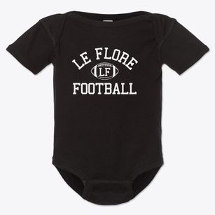 Le Flore County Vocational Center Classic Football Baby Onesie