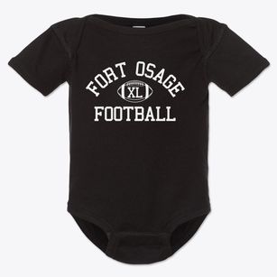 Fort Osage 9th Grade Center Classic Football Baby Onesie