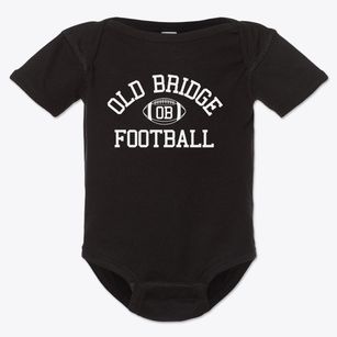 Old Bridge High School Classic Football Baby Onesie