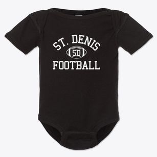 Saint Denis School Classic Football Baby Onesie