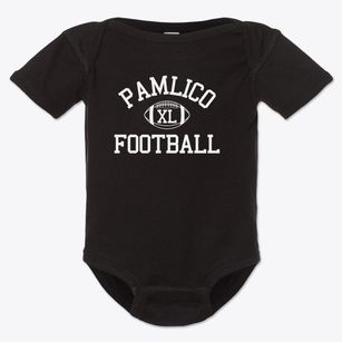 Pamlico Christian Academy Classic Football Baby Onesie