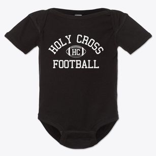 Holy Cross School Classic Football Baby Onesie