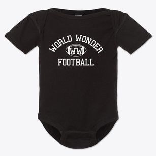 World Wonder Charter School Classic Football Baby Onesie