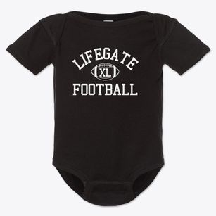 Lifegate Christian School Classic Football Baby Onesie