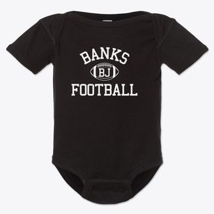 Banks Junior High School Classic Football Baby Onesie