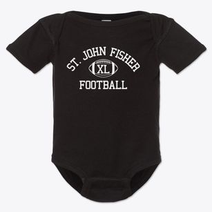 Saint John Fisher School Classic Football Baby Onesie