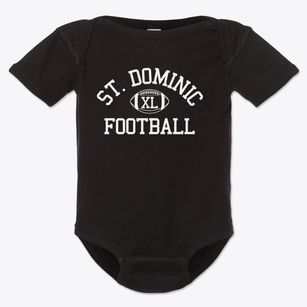 Saint Dominic School For Boys Classic Football Baby Onesie