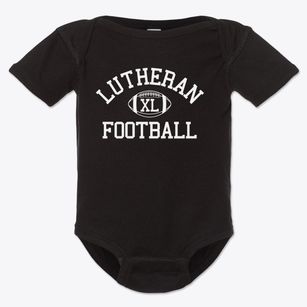 Lutheran High School San Antonio Classic Football Baby Onesie