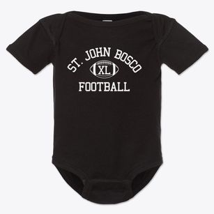 St. John Bosco School Classic Football Baby Onesie