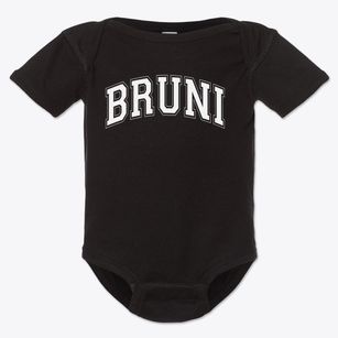 Bruni Elementary School Varsity Arch Baby Onesie