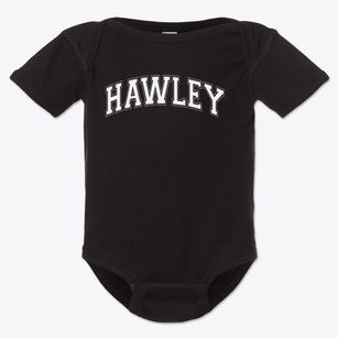 Hawley Elementary School Varsity Arch Baby Onesie