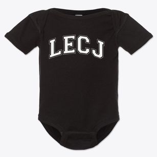 High School For Law Enforcement And Criminal Justice Varsity Arch Baby Onesie