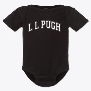 L L Pugh Elementary School Varsity Arch Baby Onesie