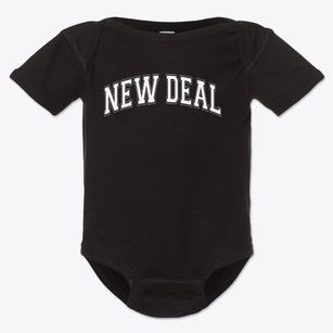 New Deal Elementary School Varsity Arch Baby Onesie