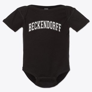 Beckendorff Junior High School Varsity Arch Baby Onesie