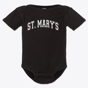 Saint Mary's Cathedral School Varsity Arch Baby Onesie