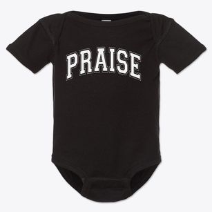Praise Christian Academy Varsity Arch Baby Onesie