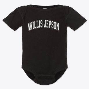 Willis Jepson Middle School Varsity Arch Baby Onesie