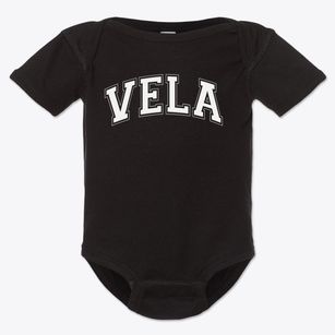 Vela Middle School Varsity Arch Baby Onesie