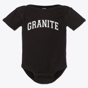 Granite Elementary School Varsity Arch Baby Onesie