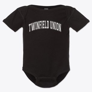 Twinfield Union School Varsity Arch Baby Onesie