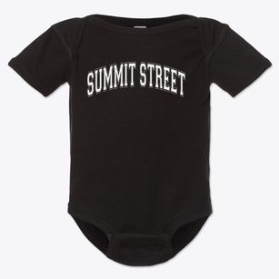 Summit Street Elementary School Varsity Arch Baby Onesie