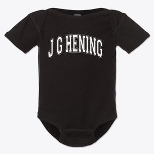 J G Hening Elementary School Varsity Arch Baby Onesie