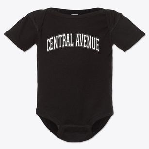 Central Avenue Elementary School Varsity Arch Baby Onesie