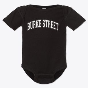 Burke Street Elementary School Varsity Arch Baby Onesie