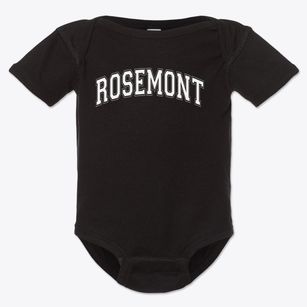 Rosemont Elementary School Varsity Arch Baby Onesie