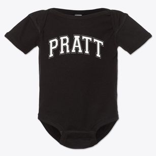 Pratt Elementary School Varsity Arch Baby Onesie