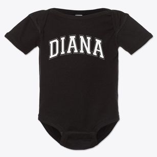 Diana Elementary School Varsity Arch Baby Onesie