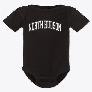 North Hudson Elementary School Varsity Arch Baby Onesie
