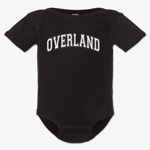 Overland Elementary School Varsity Arch Baby Onesie