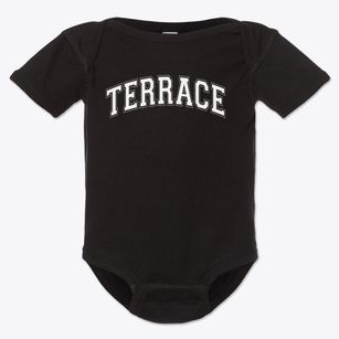 Terrace Elementary School Varsity Arch Baby Onesie