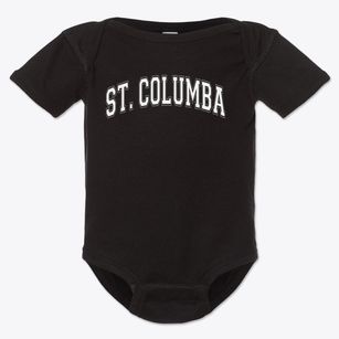 Saint Columba School Varsity Arch Baby Onesie