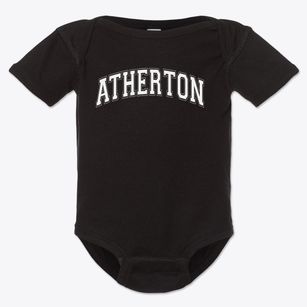 Atherton Christian Elementary School Varsity Arch Baby Onesie