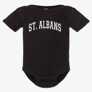 Saint Albans Country Day School Varsity Arch Baby Onesie