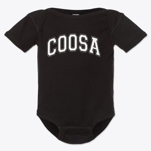 Coosa Christian School Varsity Arch Baby Onesie