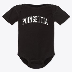 Poinsettia Elementary School Varsity Arch Baby Onesie