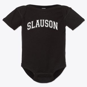 Slauson Learning Center 1 Varsity Arch Baby Onesie