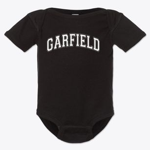 Garfield Elementary School Varsity Arch Baby Onesie