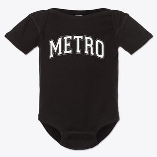 Metropolitan Arts & Technology High School Varsity Arch Baby Onesie